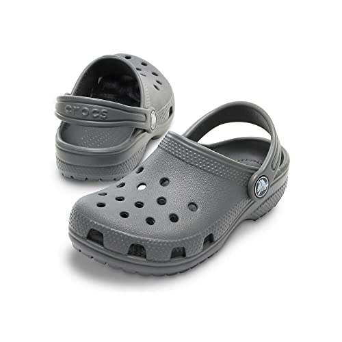 Crocs Kids Classic Clog (Toddler) - Clogs for Kids - Synthetic Upper - Ventilation Holes - Round Toe Slate Grey 9 Toddler M - Image 5