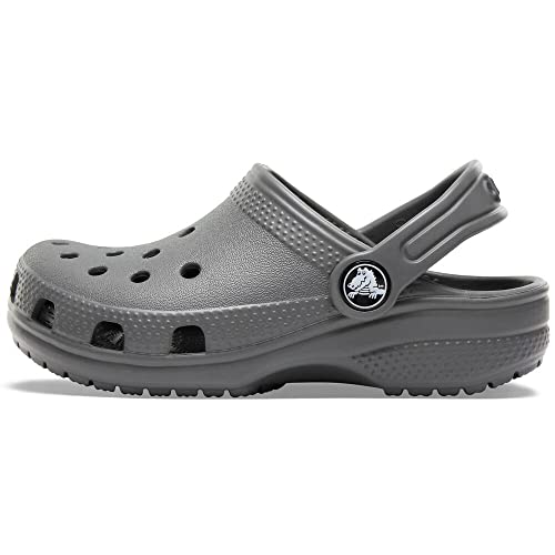 Crocs Kids Classic Clog (Toddler) - Clogs for Kids - Synthetic Upper - Ventilation Holes - Round Toe Slate Grey 9 Toddler M - Image 4