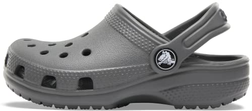 Crocs Kids Classic Clog (Toddler) - Clogs for Kids - Synthetic Upper - Ventilation Holes - Round Toe Slate Grey 9 Toddler M - Image 1