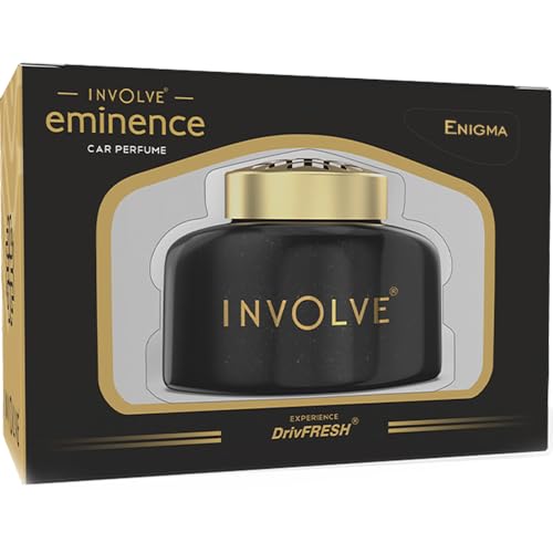 Involve your senses Involve Eminence Enigma Organic Car Perfume with DrivFRESH – Fiber Air Freshener – IEM01 – 45 gm | Car Fresheners | Car Dashboard Decoration Items - Image 1