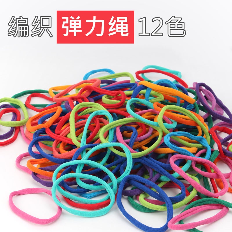 Exclusive Elastic Rope Woven Toys Children'S Educational Diy Loop Woven Elastic Rope Coaster Woven Ring - Image 3