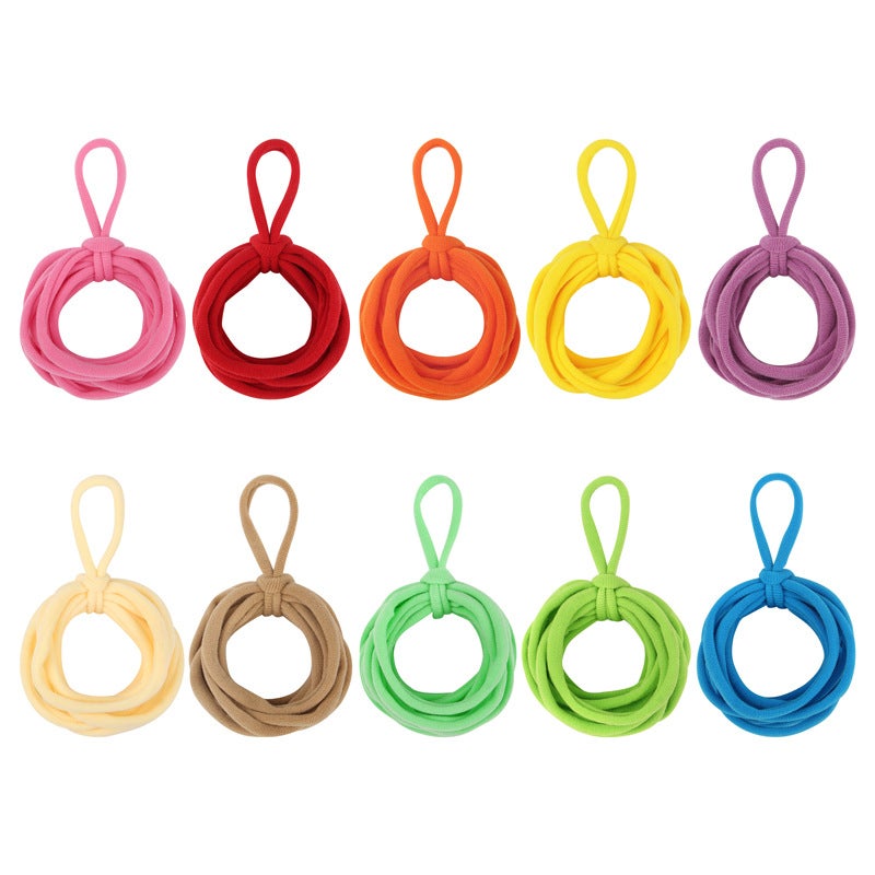 Exclusive Elastic Rope Woven Toys Children'S Educational Diy Loop Woven Elastic Rope Coaster Woven Ring - Image 1