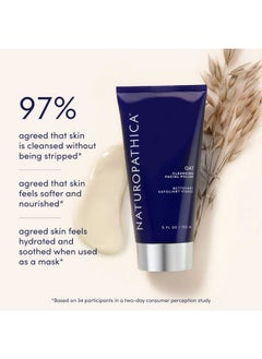 Naturopathica Oat Cleansing Facial Polish - Multi-Use Facial Cleanser - Face Scrub & Facial Mask - Exfoliating Face Wash for Women & Men - Face Exfoliate - Gentle Exfoliating Face Wash - 5 floz  - Image 4