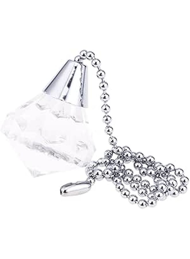 Ceiling Fan Pull Chain Extension Diamond Connector Easy Replacement 10 Inches - Image 1