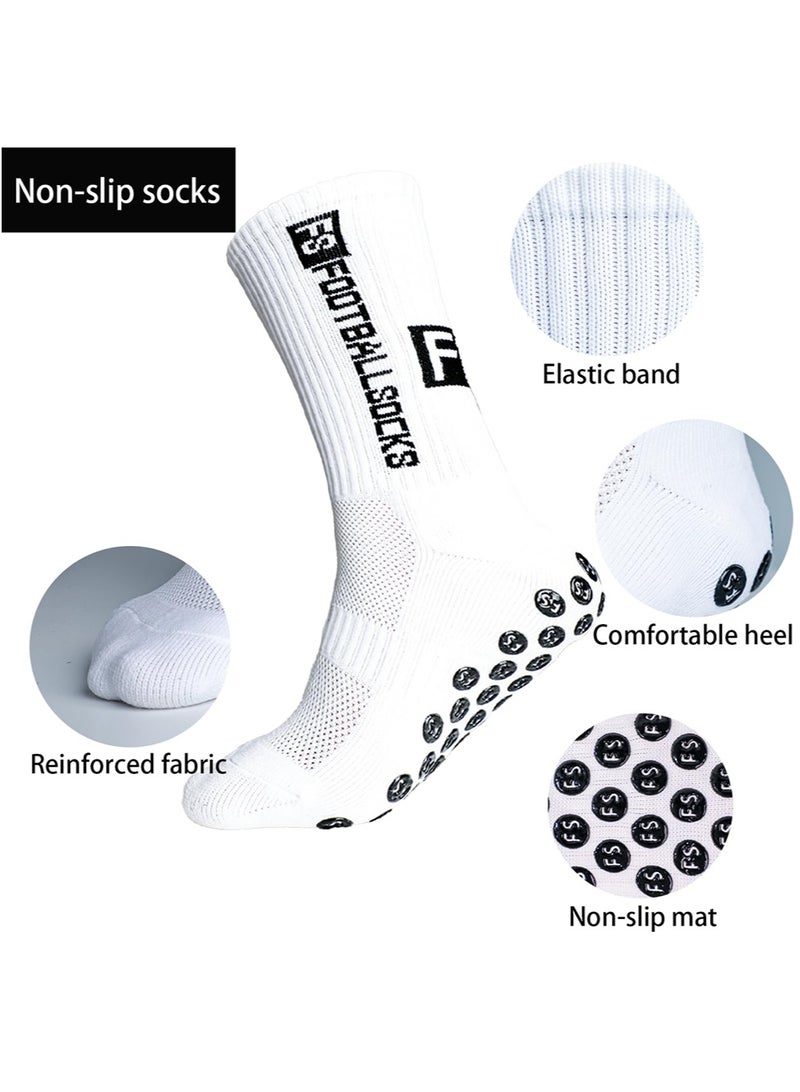 Grip Soccer Socks Anti Slip Non Slip Men's Athletic Socks for Football Basketball Sports - Image 3