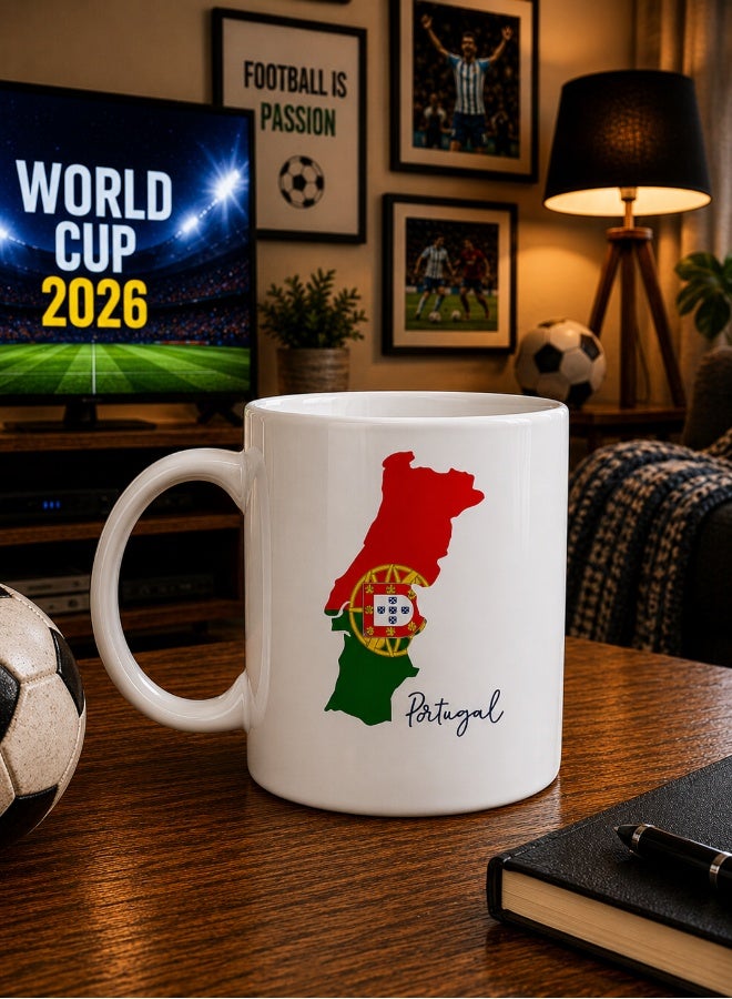 Share the Love Portugal, Fifa World Cup 2026, Coffee Mug - Image 2