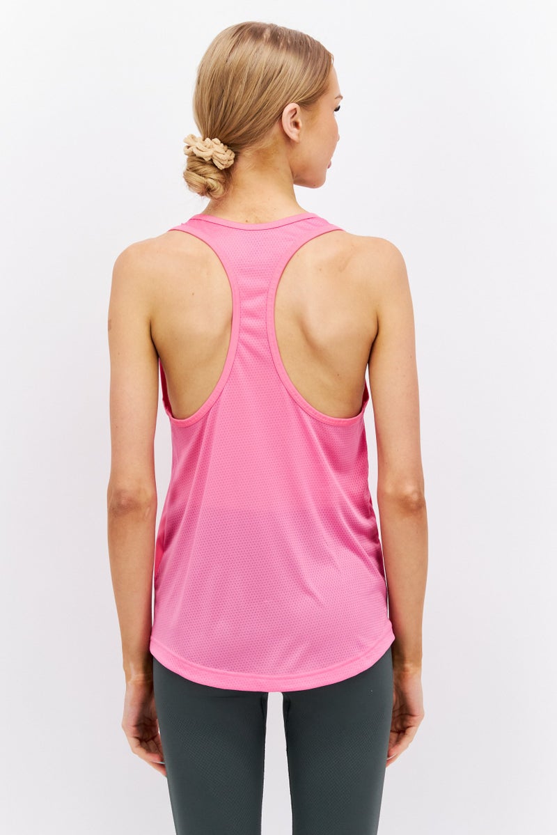 Reebok Women Sportswear Fit Sleeveless Training Tank Top, Pink  - Image 4