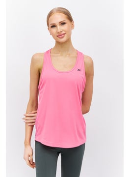 Reebok Women Sportswear Fit Sleeveless Training Tank Top, Pink  - Image 1
