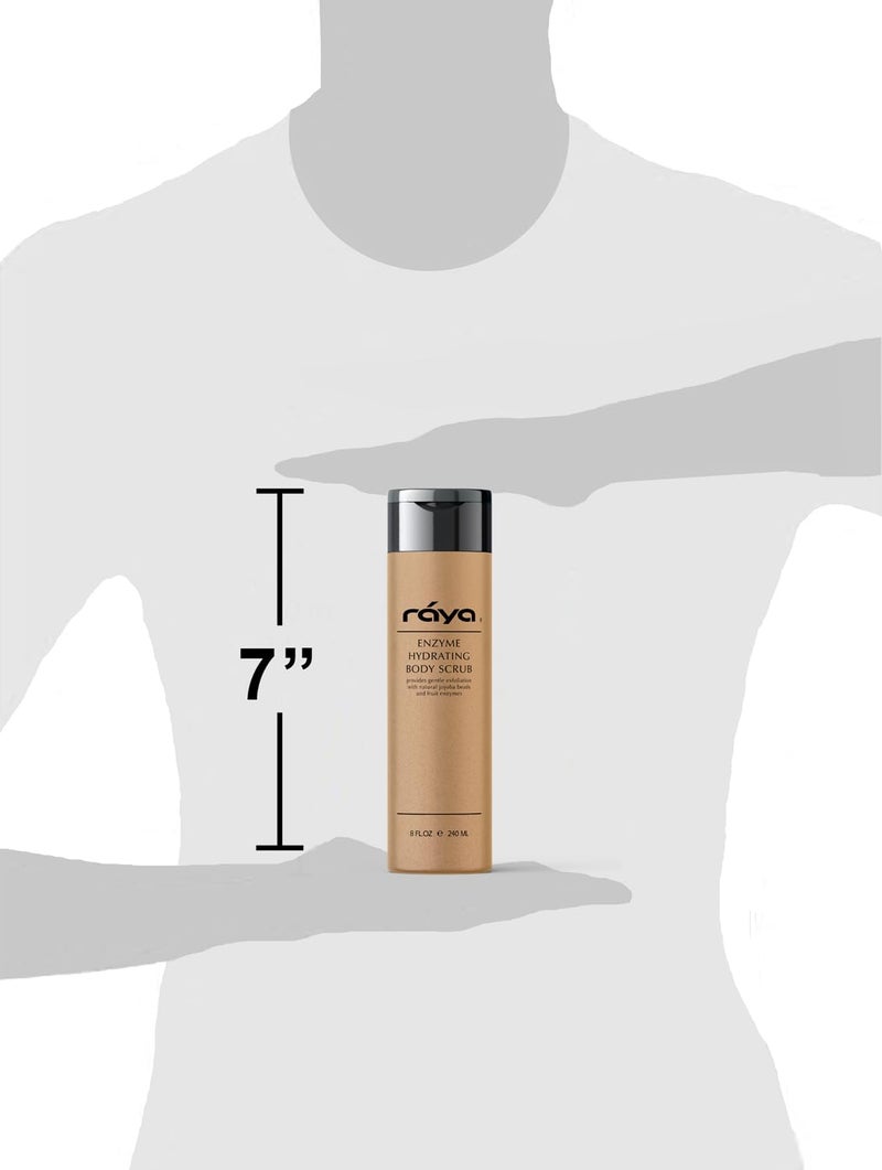 RAYA Enzyme Hydrating Body Scrub 8 oz Pineapple Scent (S-104) | Gentle and Exfoliating Body Scrub | Made with Seaweed, Jojoba Beads, and Fruit Enzymes - Image 5