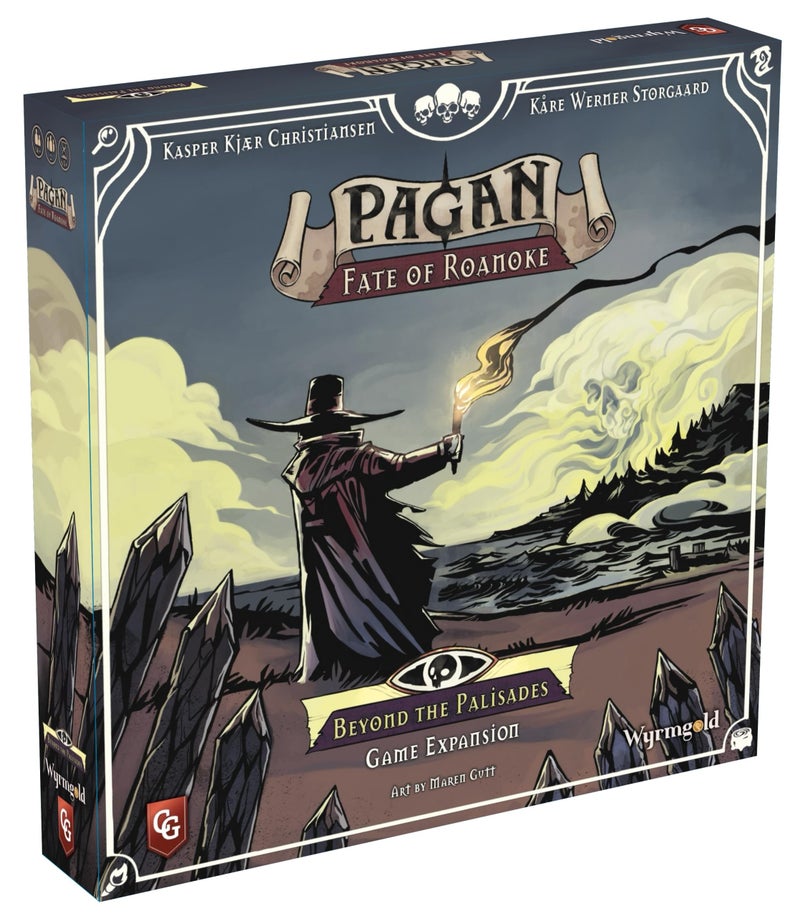 Capstone Games Pagan Fate of Roanoke Beyond The Palisades Expansion Pack Dueling Witch Hunter Asymmetrical Deduction Card Game Filled with Intrigue Mystery 2 Players 60 Mins - Image 3