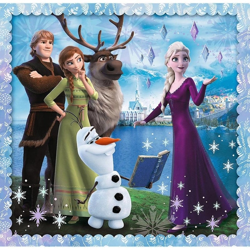 Trefl - Frozen 2 The Magical Story 3 in 1 (20+50+36) Pieces - 34853 - Image 4