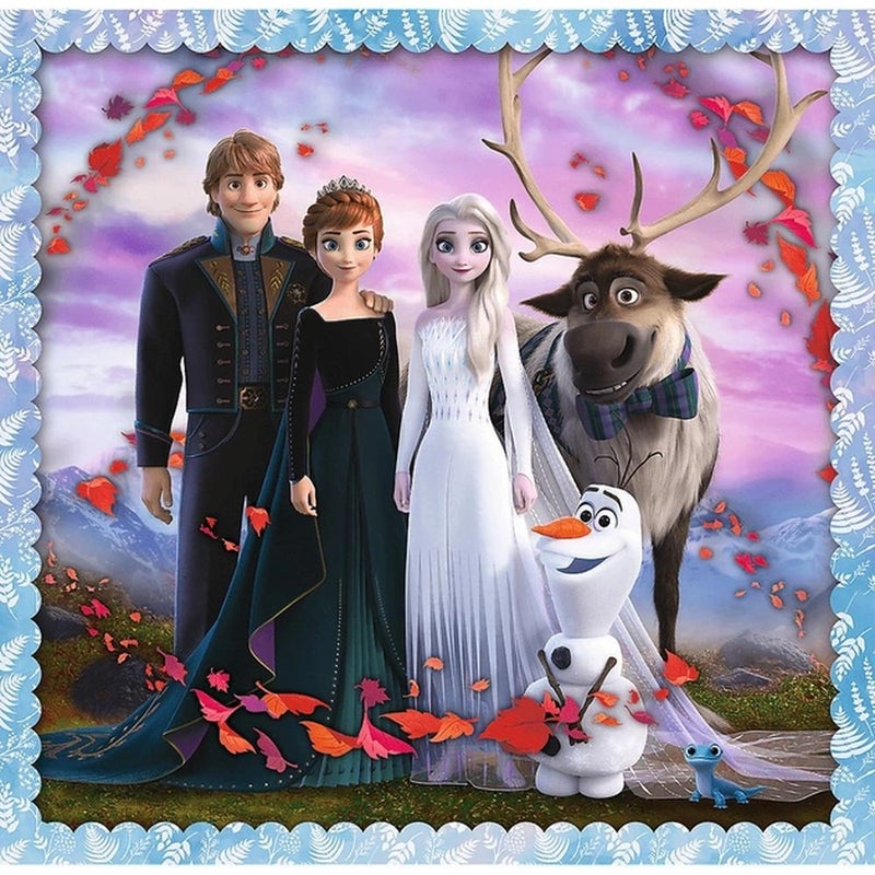 Trefl - Frozen 2 The Magical Story 3 in 1 (20+50+36) Pieces - 34853 - Image 2