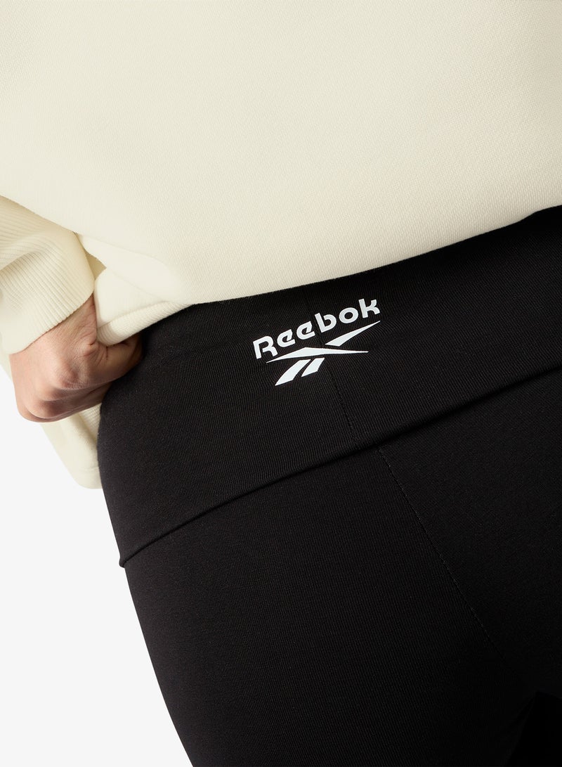 Reebok Tara Small Logo Flared Leggings - Image 3