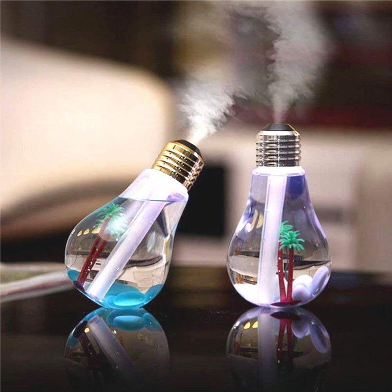 DeoDap Portable Bulb Air Spray Humidifier/Freshner, (Model: 1242_Bulb_Humidifier), Multicolour - Image 5