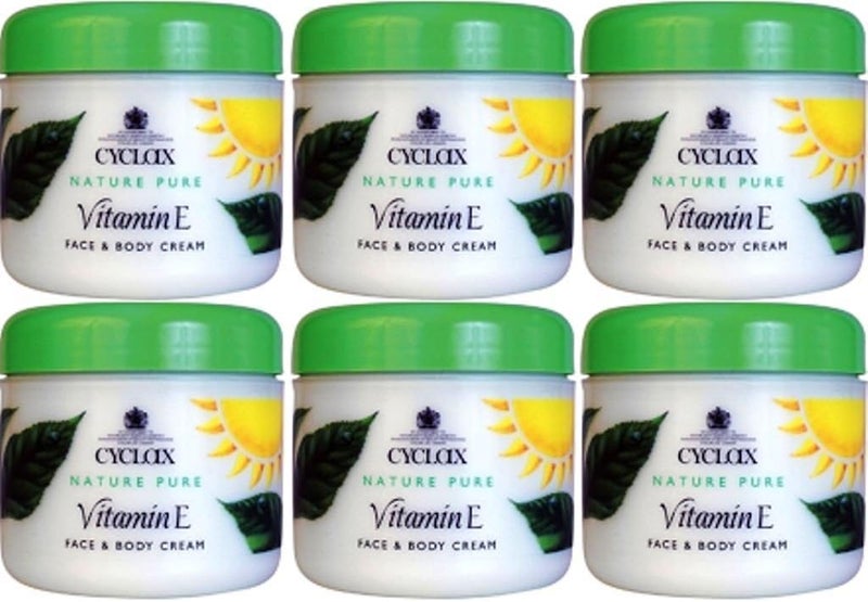 TWELVE PACKS Cyclax Vitamin E Face Body Cream 300ml