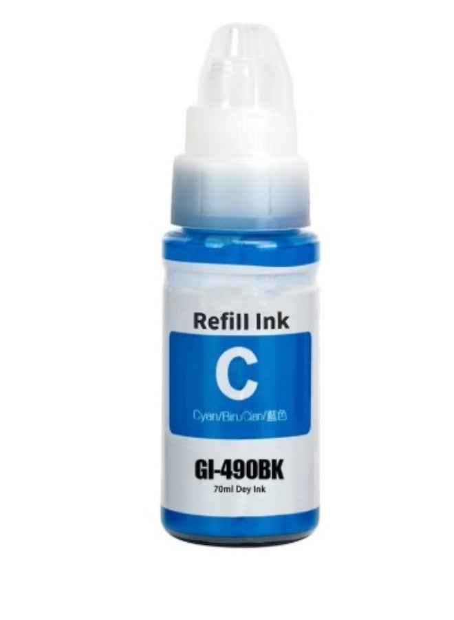 Terabyte ink gi 490 for Canon Set (4-Pack Black Cyan Magenta Yellow) Ink for GI 490 for PIXMA G3400 G2400 G1400 G4400 G1411 G2411 G3411 G4411 G4410 G3410 - Image 4