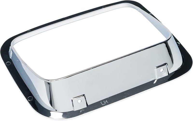 Omix-Ada Omix | 12419.21 | Headlight Bezel, Left, Chrome | OE Reference: 56003105 | Fits 1987-1995 Jeep Wrangler YJ - Image 2
