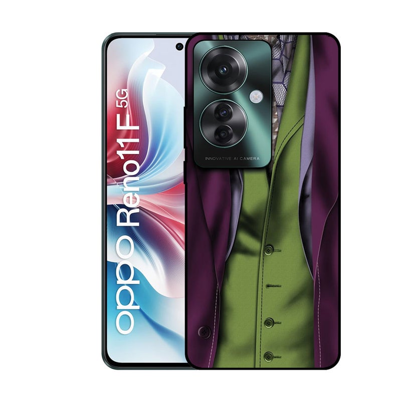 EYE CATCH Printed Protective Case Cover For Oppo Reno 11 F -  Joker Suit - Image 1