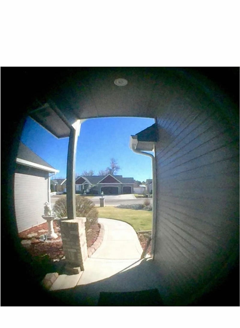 SYOSI جهاز عرض الأمان بزاوية 220° نحاس صلب / ثقب رؤية مع غطاء خصوصية دوار شديد التحمل لأبواب من 40mm إلى 65mm عازل للتآكل للمنزل والمكتب والفندق عبوة 2 - Image 3