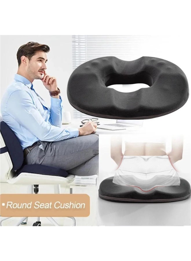 BreeJooy Comfort Donut Seat Cushion Sofa Hemorrhoid Memory Foam Anti Hemorrhoid Massage Tailbone Pillow Car Office Seat Cushion - Image 4
