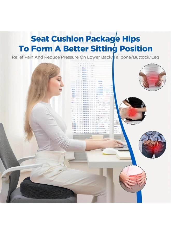 BreeJooy Comfort Donut Seat Cushion Sofa Hemorrhoid Memory Foam Anti Hemorrhoid Massage Tailbone Pillow Car Office Seat Cushion - Image 3