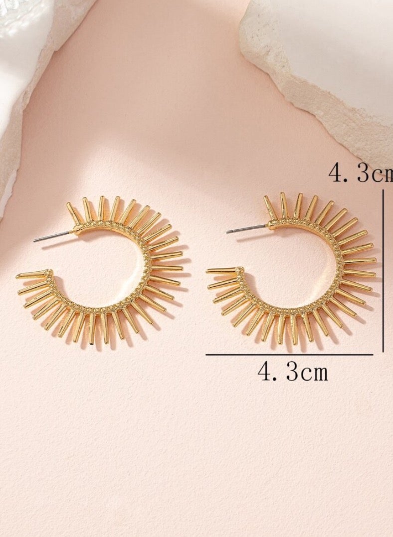 إيكوال حلق اذن نسائي من الاستانلس ستيل دائري أنيق وعالي الجودة - Image 3