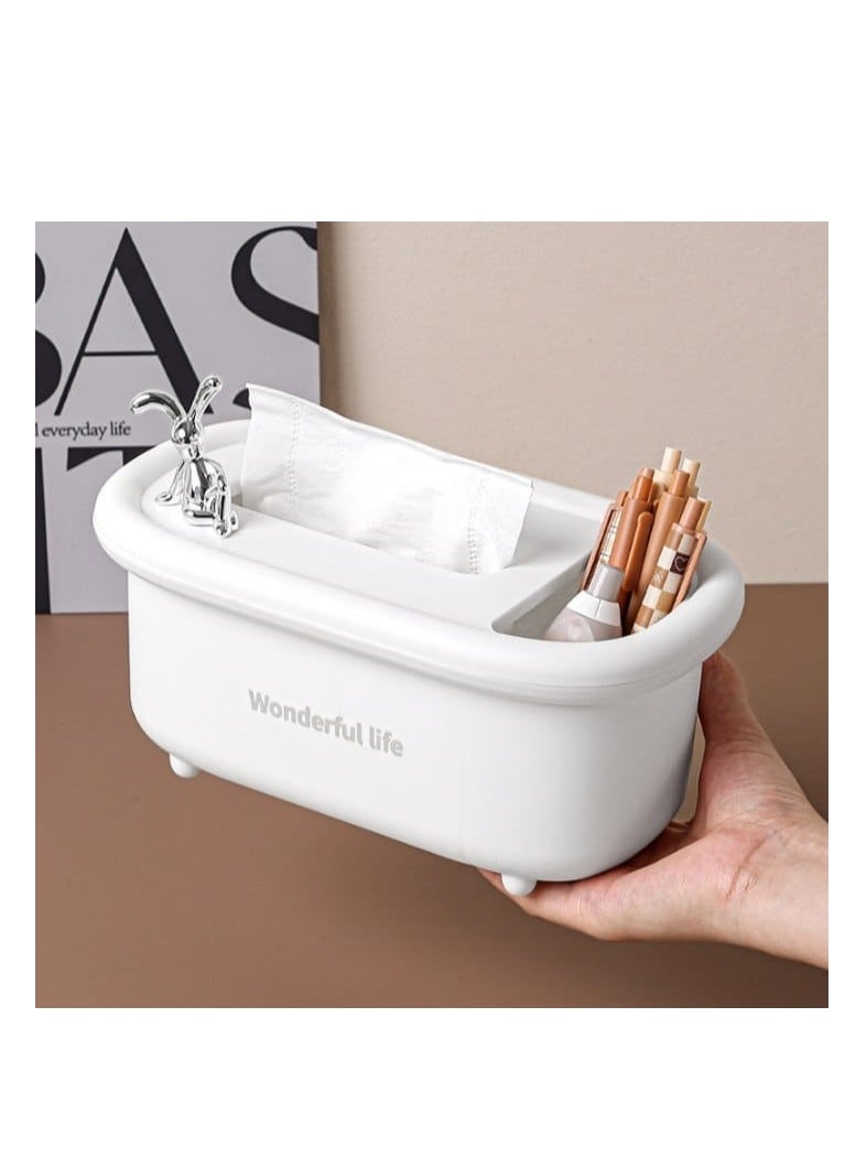 Generic Elegant Tissue Box with a Stylish Design – Perfect for Any Space, Equipped with a Zipper for Easy Use nng  - Image 2