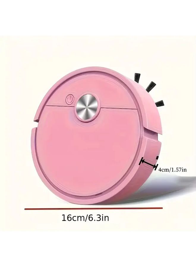 Ultra Thin Mini Robot Vacuum Cleaner Black USB Powered Compact Home Cleaner - Image 2
