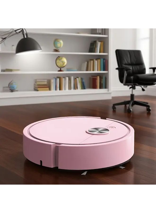 Ultra Thin Mini Robot Vacuum Cleaner Black USB Powered Compact Home Cleaner - Image 1