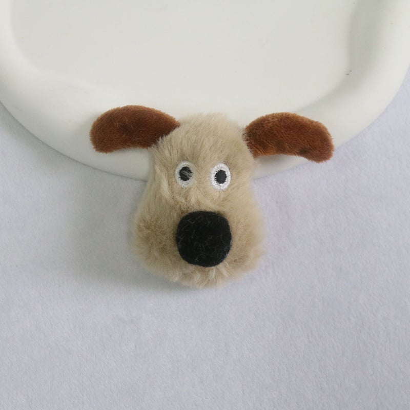 Cartoon Handdog Plush Doll Diy Brooch Keychain Doll Pendant Luggage Shoes Boots Hairpin Scarf Accessories - Image 1