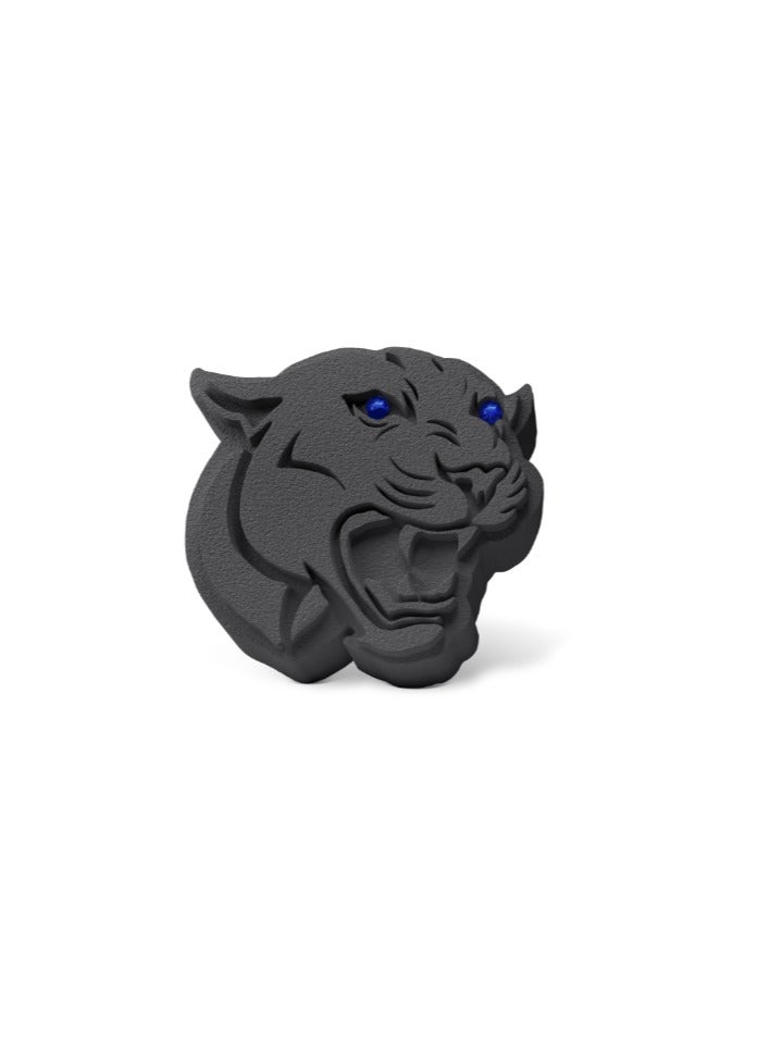 ميدوري معطر هواء للسيارة من السيراميك للتهوية 2D Panther Head Vanilla Gold عطر برائحة ورائحة ساحرة فاخرة مصنوع في فرنسا - Image 1
