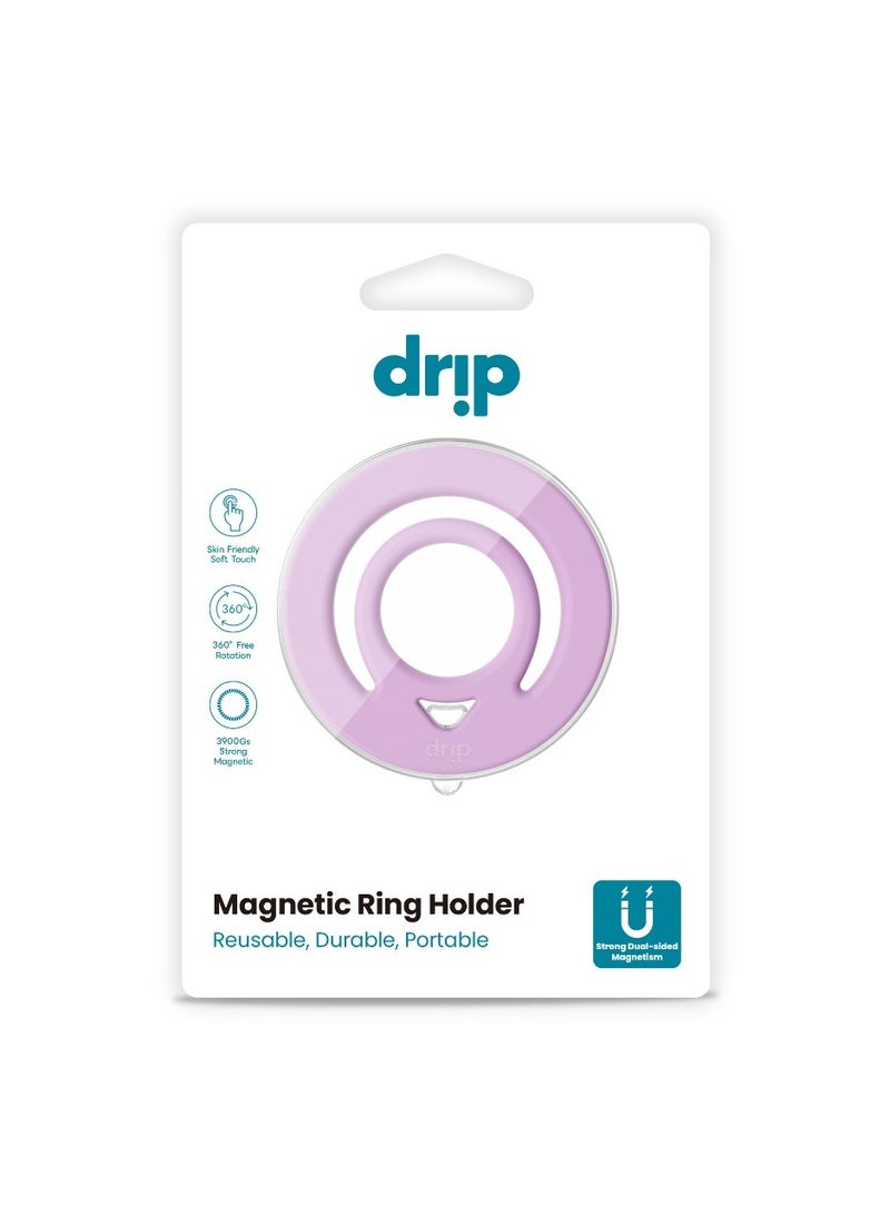 Drip Magnetic Phone Holder Compatible with MagSafe, Silicone Finger Ring – Secure & Comfortable Design - Image 2