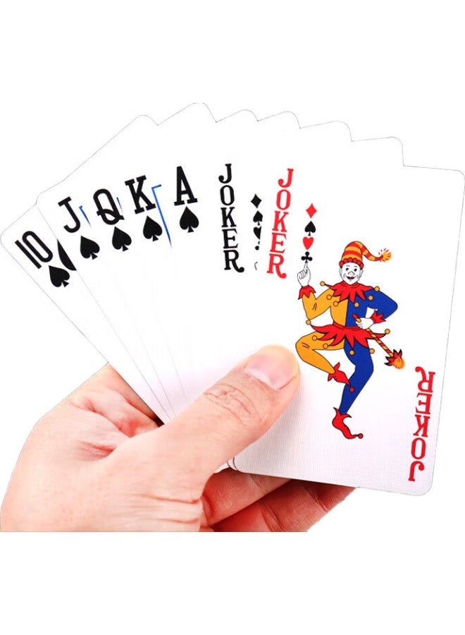 Win eight Winning Eight Guandan Special Playing Cards, Competition-Specific, Imported Black Core Paper, Durable Guandan Playing Cards, Red, 10 Decks - Image 1