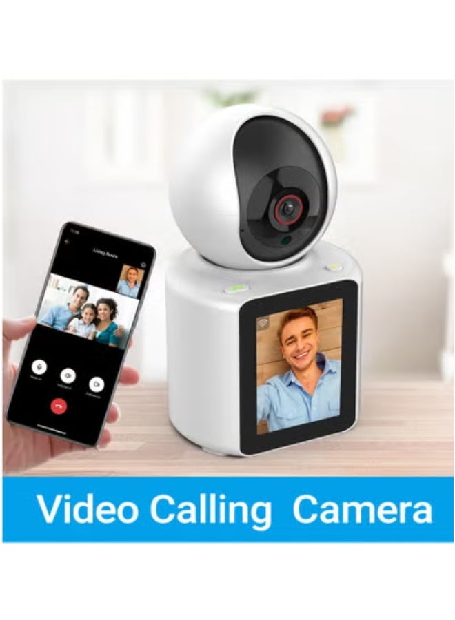 oem Indoor Rotating Camera for Elderly and Kids 4G WiFi Video Call Surveillance with Video Call Monitor - Image 1