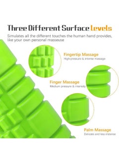 Generic Yoga Roller - Foam Roller, Fitness Foam Roller, Deep Muscle Roller and Lightweight Muscle Roller for Yoga and Pilates for Muscle Relaxation, Balance Exercise ( Multicolour )  - Image 3