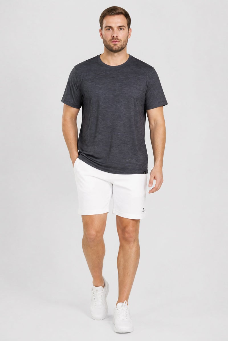 Gaiam Men Slim Fit Short Sleeve Training T-Shirt, Dark Grey - Image 5