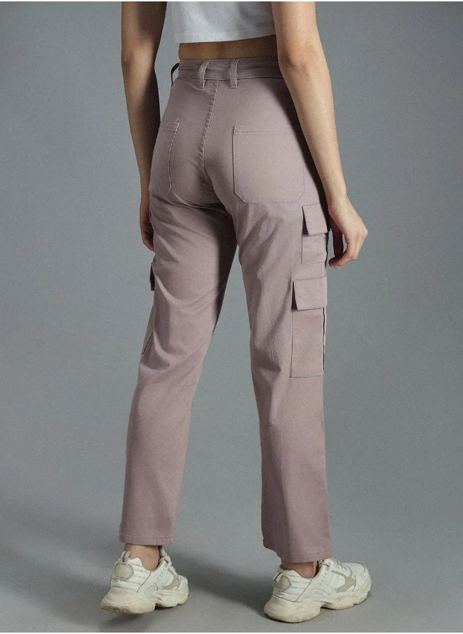 هاي ستار Women Mauve Trousers