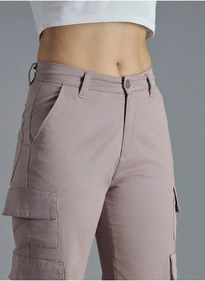 هاي ستار Women Mauve Trousers