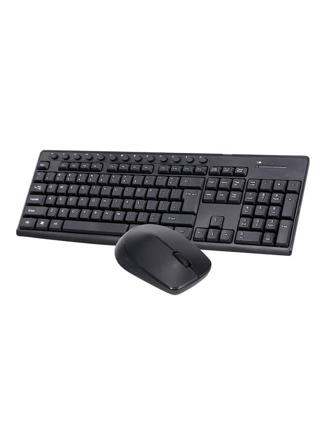 NIBEMINENT Wireless Mouse and Keyboard Combo Black - Image 5