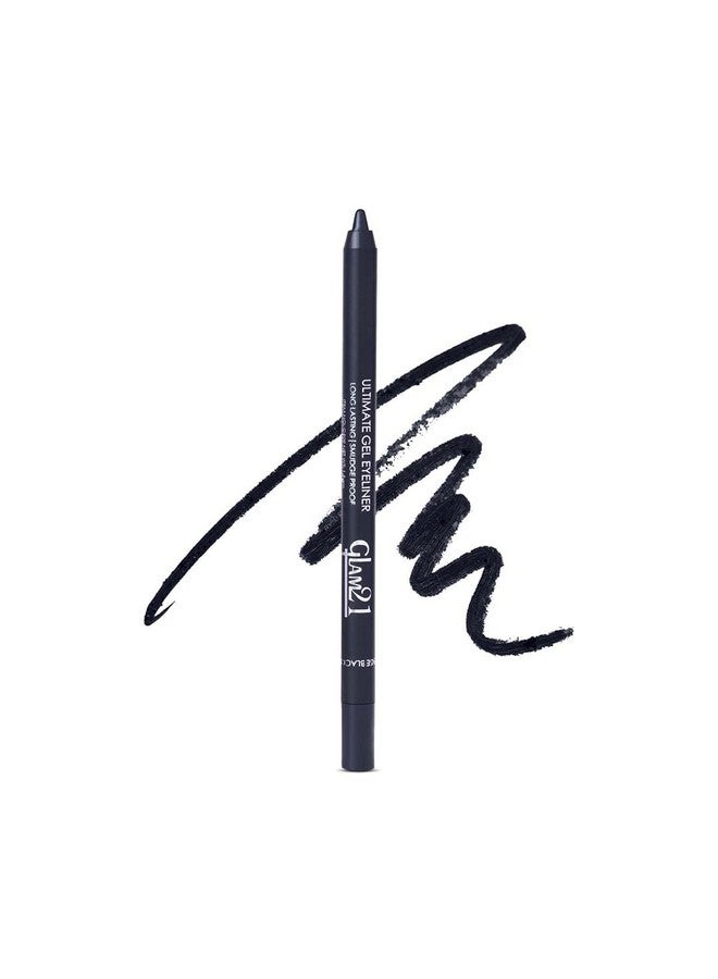 Glam 21 Glam21 Gel Eyeliner Long Lasting Kajal | Smudge Proof | Highly Pigmented | Intense Black With Matte Finish |Create Unlimited Looks|Glides Smoothly | Waterproof | 1.5 Gm - Image 1