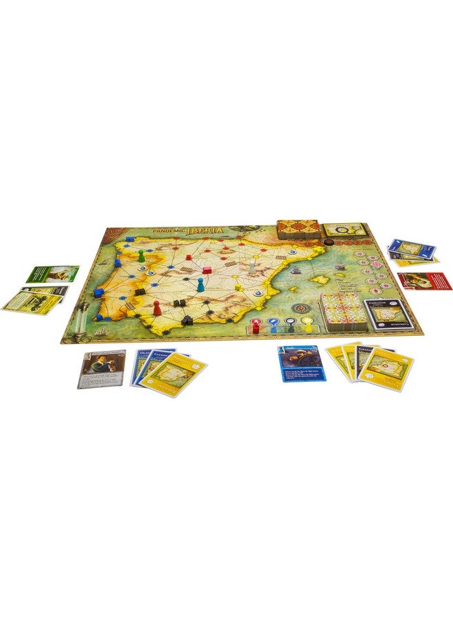 Z-Man Games Pandemic: Iberia - Historic Disease-Fighting Board Game - Cooperative Strategy Game for Adults and Kids, Ages 8+, 2-5 Players, 45 Minute Playtime, Made by Z-Man Games  - Image 3