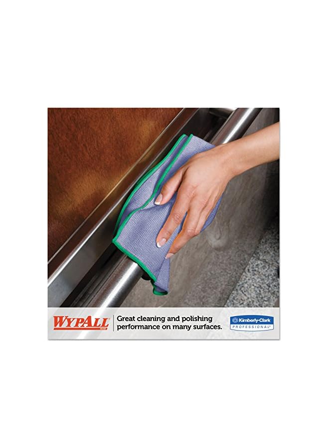 WypAll Wypall Microban Microfiber Cloth 6-Pieces Set, Blue - Image 5