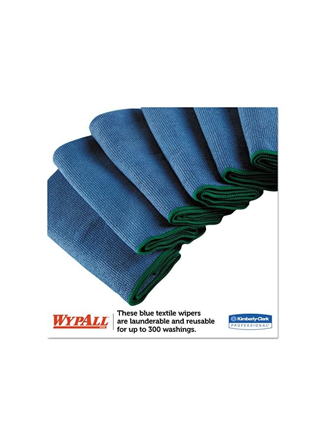 WypAll Wypall Microban Microfiber Cloth 6-Pieces Set, Blue - Image 3