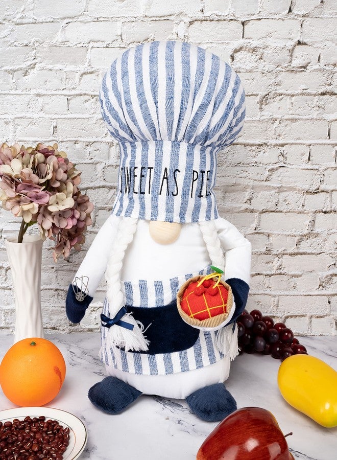 Rae Dunn Kitchen Gnome - Baking & Cooking Theme Decoration - Farmhouse Kitchen Decor - Women's Gift - Stuffed Gnome Plush Shelf Figurine - Sweet As Pie - Image 3