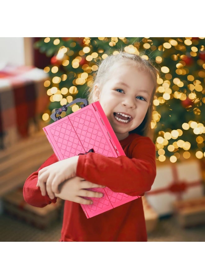 Soofam 11.5 Inch Girl Doll Closet Wardrobe with Clothes and Accessories Set, Doll Clothes and Accessories Closet Wardrobe Play set with Doll, Princess Gowns, Shoes,Hangers, Doll Dress up Toys for Girls - Image 5