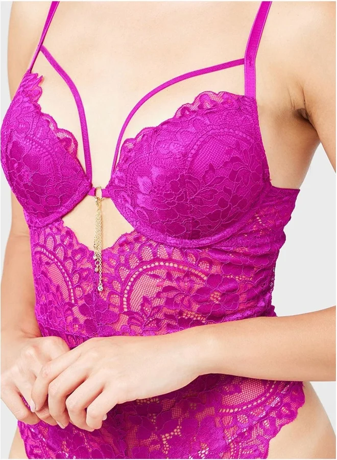 La Senza Cutout High Leg Bodysuit