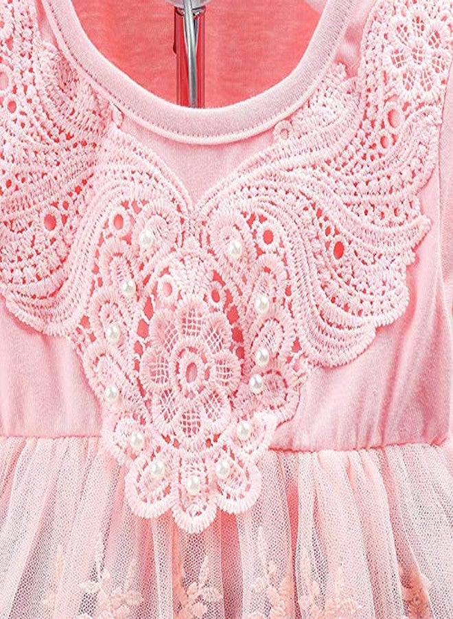 Peacolate Spring Autumn Baby Girls Clothing Set 3pcs Long Sleeve T-shirt Denim Jacket and Jeans(Pink,1-2Years) - Image 5