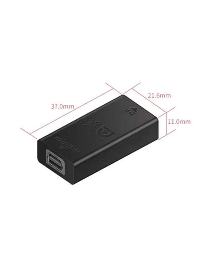 DP To DP Transfer Elbow Audio And Video Grasp Head Series DP To MINIDP Straight Head 8 HD Expansion DP1.4-Number Of Interfaces:DP Mother [to MDP Mother Straight Head]] - Image 1