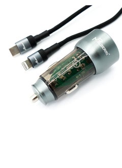 mpBLBERRI 43W PD Car Charger With USB-C to Lightning Cable  - Image 2