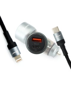 mpBLBERRI 43W PD Car Charger With USB-C to Lightning Cable  - Image 3